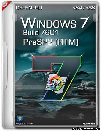 Windows 7 x86/x64 Build 7601 PreSP2 RTM StaforceTEAM (DE/EN/RU)