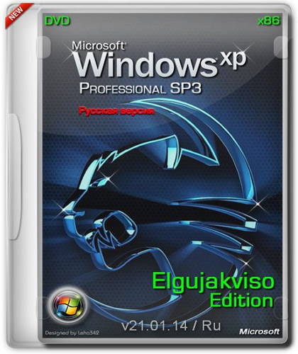 Windows XP Pro SP3 x86 Elgujakviso Edition 21.01 (2014) Rus