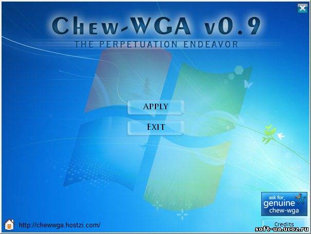 Chew-WGA 0.9 – The Windows 7 Patch