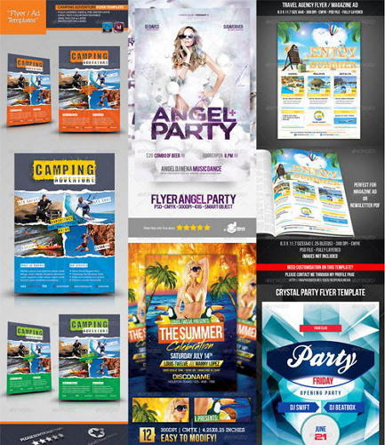 14 Set Party Flyer Template Chapter 7 (PSD)